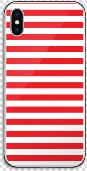 Christmas Stripes Skin Iphone X   Mobile Phone Case  HD Png Download