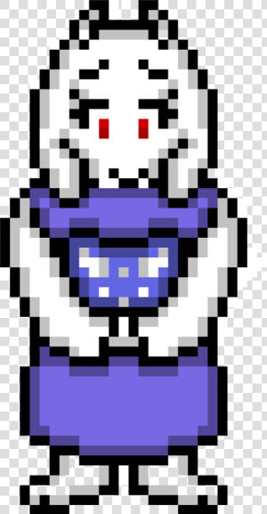 Transparent Toriel Png   Undertale Toriel Overworld Sprite  Png Download