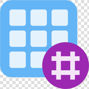 Hashtag Activity Grid Icon  HD Png Download