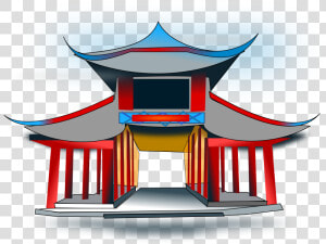 Chinese Clipart Chinese Theme   Chinese Temple Clipart  HD Png Download