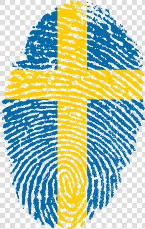 Sweden  Flag  Fingerprint  Country  Pride  Identity   Somalia Flag Fingerprint  HD Png Download