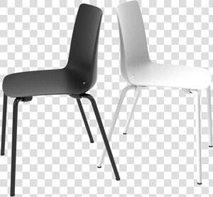 Vesper Sort Hvid   Chair  HD Png Download