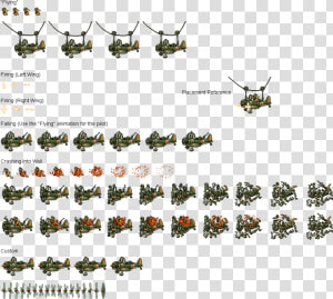 Japanese Plane   Metal Slug Plane Sprites  HD Png Download