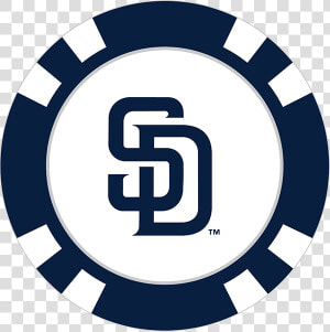 San Diego Padres Poker Chip Ball Marker   New England Patriots Logo Circle  HD Png Download