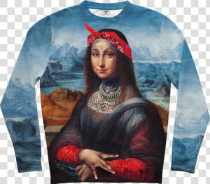 Trap Mona Lisa Sweater   Louvre  Mona Lisa  HD Png Download