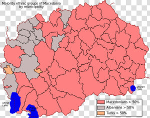 Demographic Map Of Macedonia  HD Png Download