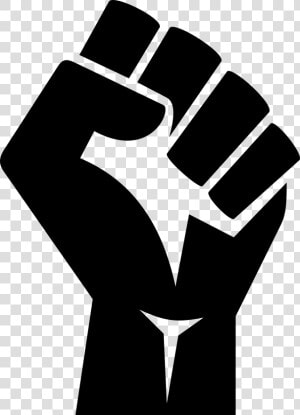 Clip Art Rebel Fist   Transparent Black Power Fist  HD Png Download