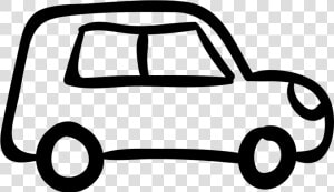 Clip Art Outlined Vehicle Svg Png   Car With Clear Background  Transparent Png