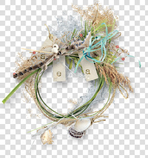 Cadre Png Mer  Plage   Wreath  Transparent Png