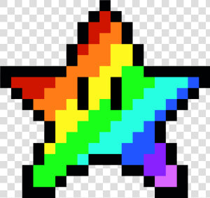 Mario Star Pixel Art Maker Rh Pixelartmaker Com Pixel   Super Mario Rainbow Star  HD Png Download