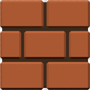 Mario Square Super Bros Brown Free Clipart Hd   Super Mario Brick Block  HD Png Download