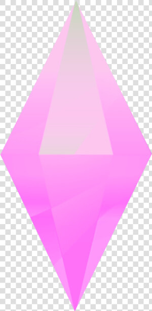  pink  sims  recolored  diamond  pastel  aesthetic   Triangle  HD Png Download