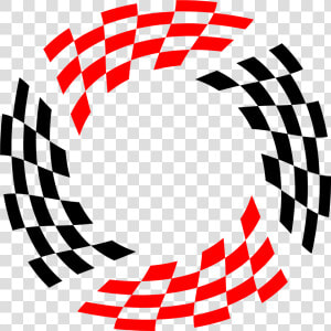 Racing Flags 2 farbig   Op Art Circle  HD Png Download