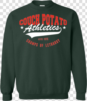 Couch Potato Crewneck Sweatshirt   Artesanart  HD Png Download