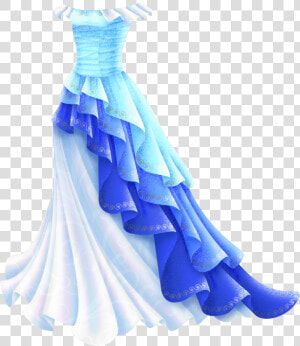 An Off The Shoulder Gown With A Tight Bodice And A   Draw A Princess Dress  HD Png Download