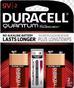 Bateria 9v Duracell Quantum  HD Png Download