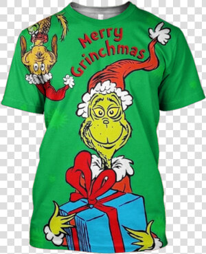 3d The Grinch Christmas Tshirt   Vbs Farm Fresh Shirt  HD Png Download