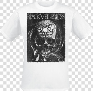 T Shirt Vale Black Veil Brides Metalcore We Stitch   Skull  HD Png Download