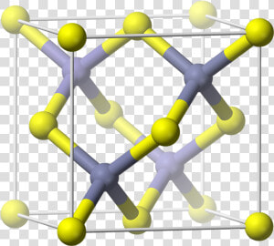 Sphalerite Unit Cell Depth Fade 3d Balls   Structure Of Zno Nanoparticles  HD Png Download