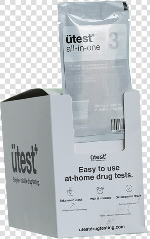 Ütest 3 Panel Drug Test Kit   Vacuum Bag  HD Png Download