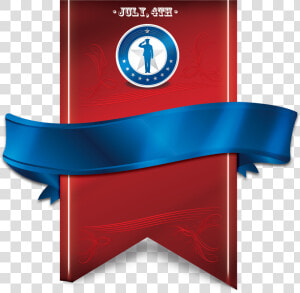 4th Of July Banner Png   Latest Banner Ribbon Png  Transparent Png