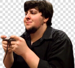 A Picture Of Jontron Holding An Nes Controller With   Scott The Woz Jontron  HD Png Download