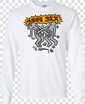 Keith Haring Safe Sex Shirt  HD Png Download