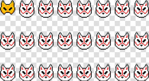 Transparent Kitsune Mask Png   Cartoon  Png Download