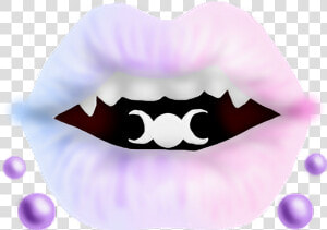 Kawaii Cute Space Pastel Pastelgoth Pircing Tumblr   Transparent Pastel Lips  HD Png Download