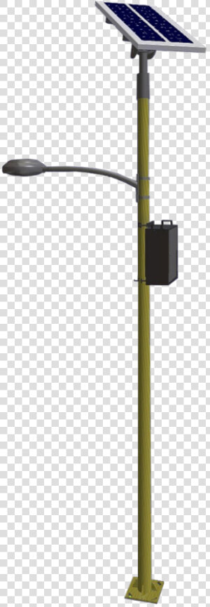 Solar Lighting Png Pic   Solar Street Pole Lights  Transparent Png