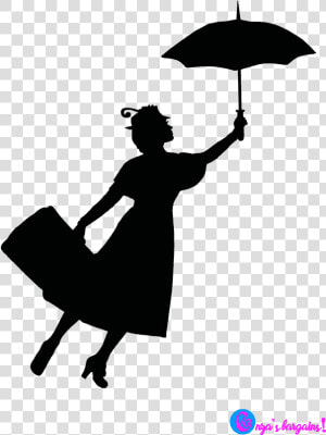 Mary Poppins Returns Silhouette Png   Mary Poppins Silhouette Printables  Transparent Png