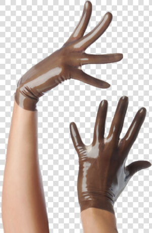 Short Gloves   Transparent Latex Long Gloves  HD Png Download