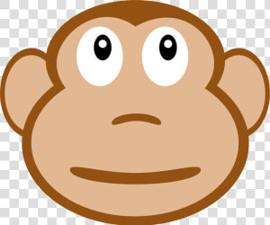 Curious George Baby Monkeys Clip Art   Monkey Face Clipart  HD Png Download