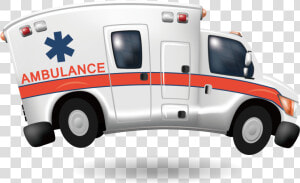 Ambulance Royalty free Illustration   Cartoon Ambulance Facing Right  HD Png Download