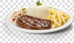 Prato Contra Filé Com Fritas  HD Png Download