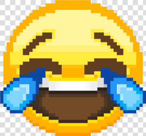 Laughing Crying Emoji   Internet Explorer Logo Pixelated  HD Png Download