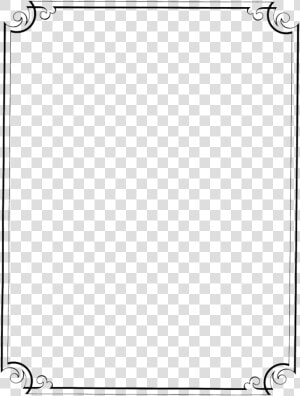 Transparent Border Frame Victorian Border Frame Fancy   Border Frame  HD Png Download