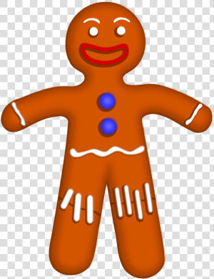 Cookie Clipart Person   Transparent Shrek Gingerbread Man  HD Png Download