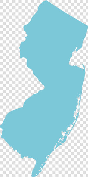 New Jersey State Graphic   Simple Map Of New Jersey  HD Png Download