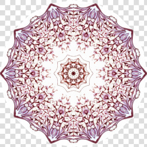 Symmetry textile doily   Circle  HD Png Download