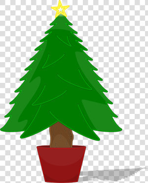 Transparent Christmas Tree Clip Art Png   Christmas Tree Not Decorated  Png Download