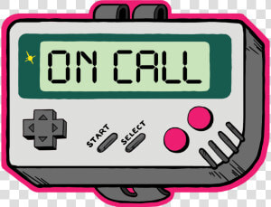 Button S On call Sticker  Designed By Cori Huang Clipart  HD Png Download