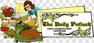 The Daily Potluck   Cartoon  HD Png Download