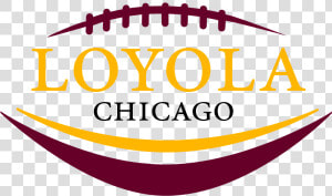 Loyola Chicago Football   Loyola Club Football  HD Png Download