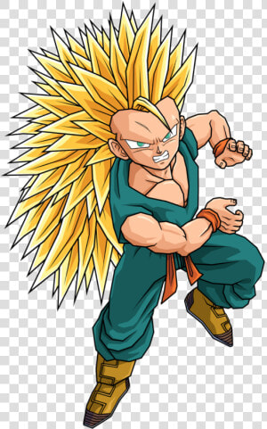 Ssj3 Kid Trunks By Spinoinwonderland Ssj3 Kid Trunks   Kid Trunks Super Saiyan 2  HD Png Download