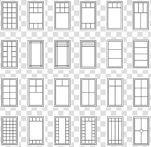 Transparent Glass Pane Png   Monochrome  Png Download