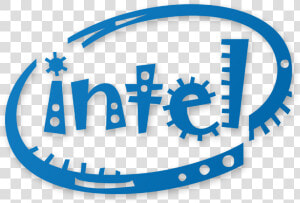 Company Intel Png Logo   Logos In Jokerman Font  Transparent Png