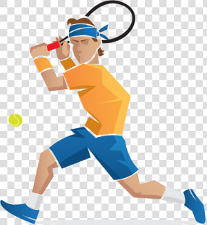 Transparent Pickleball Clipart   Tennis Player Vector Png  Png Download