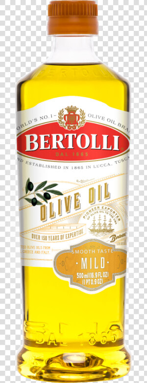 Bertolli Mild Olive Oil  HD Png Download