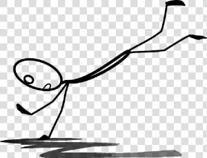 Falling  Tripping  Stickman  Stick Figure  HD Png Download